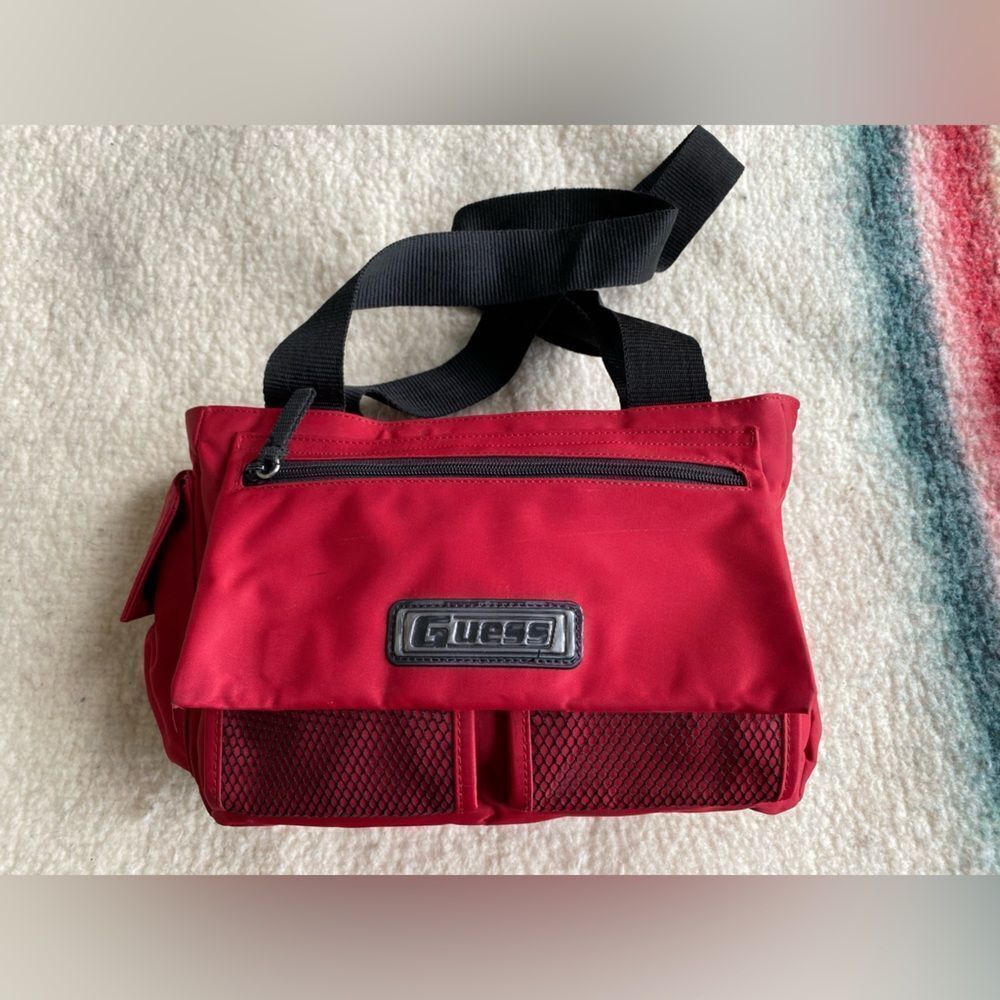 Y2K Cherry Red Guess Handbag
